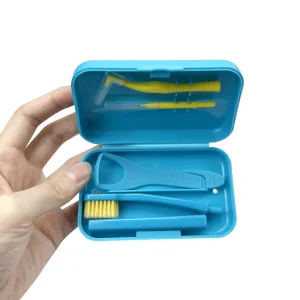 Travel Toothbrush Kit | Portable Oral Care Set with Case