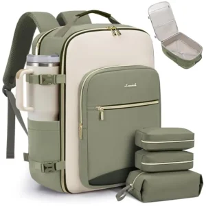 40L Travel Backpack | Airline Carry-On with Packing Cubes