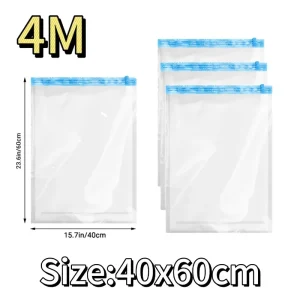 Travel Compression Bags, Roll Up Travel Space Saver Bags for Luggage, Cruise Ship Essentials Cothes, Folding Compressed Bag