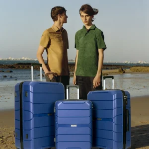 Travelhouse Hardshell Suitcase Spinner Wheels PP Luggage Sets Lightweight Suitcase With TSA Lock, 3-Piece Set (20/24/28)
