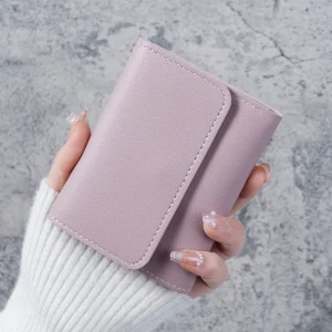 Three Fold Short Clip Wallet Women Short Wallet Multi-card Bag Mini Pouch Fashion Female Wallet Credit Card Lady Coin Purses