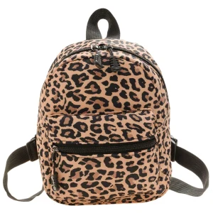 Women Retro Animal Pattern Printing Handbags Rucksack Casual Ladies Knapsacks