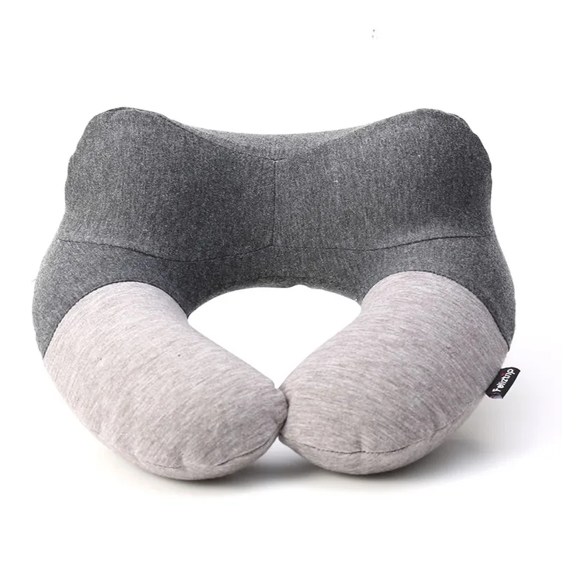 Feliztrip portable inflatable u pillow neck support travel pillow with removable washable cotton cover and eco-friendly pillow core tr-p217 - Image 9