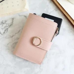 New Fashion Short Women Wallet Zipper Card Holder Cute Female Coin Purse High Quality PU Wallets For Girls
