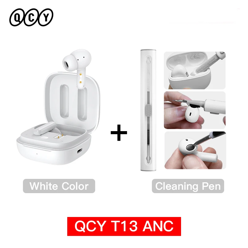 QCY T13 ANC Wireless Earphones Bluetooth 5.3 TWS ANC Noise Cancellation Headphone 4 Mics ENC Headset In-Ear Handfree Earbuds - Image 14