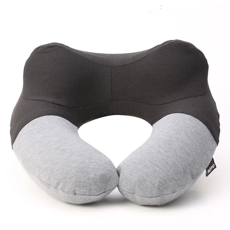 Feliztrip portable inflatable u pillow neck support travel pillow with removable washable cotton cover and eco-friendly pillow core tr-p217 - Image 3