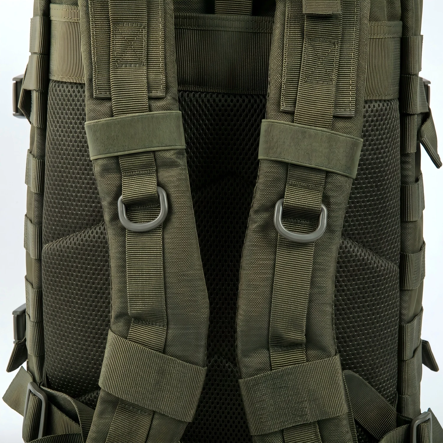 45L Tactical Travel Backpack Molle Storage Bag Large Capacity Multi Pocket Wear Resistant Camping Hiking Trekking Rucksack Durable Outdoor Mountain Climbing Daypack For Men Women Travellers Bushcraft Wilderness Trip Daily Commute Luggage Bag - Image 7