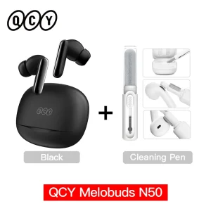 QCY Melobuds N50 ANC Bluetooth 5.4 Wireless Earphones Active Noise Cancellation 6 Mics Clear Call Earbuds Multipoint Connection - Thumbnail Image 11
