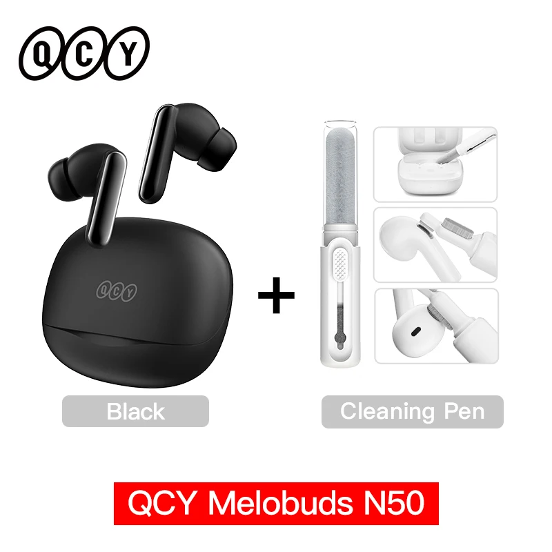 QCY Melobuds N50 ANC Bluetooth 5.4 Wireless Earphones Active Noise Cancellation 6 Mics Clear Call Earbuds Multipoint Connection - Image 11