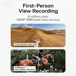 4K Camera Glasses with AI Smart Features That Support Real-Time Translation And Object Recognition, Open-Ear Audio, Ultra-Light Design, And Up to 8 Hours of Battery Life for Outdoor Cycling, Work, Travel - Thumbnail Image 6