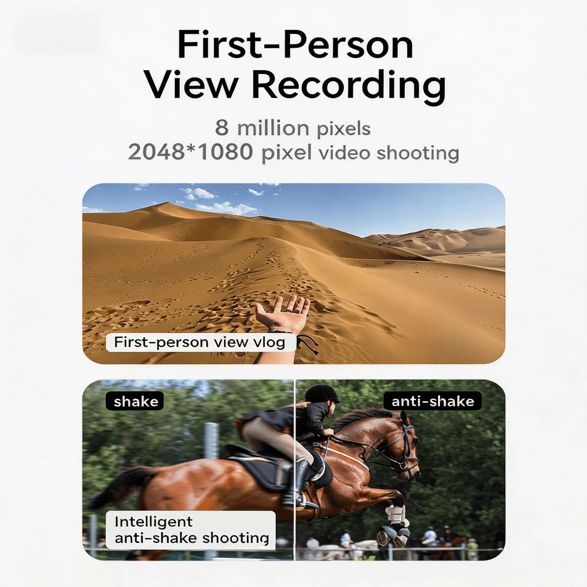 4K Camera Glasses with AI Smart Features That Support Real-Time Translation And Object Recognition, Open-Ear Audio, Ultra-Light Design, And Up to 8 Hours of Battery Life for Outdoor Cycling, Work, Travel - Image 6