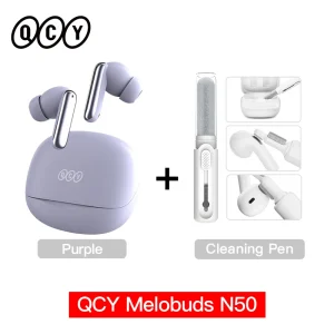 QCY Melobuds N50 ANC Bluetooth 5.4 Wireless Earphones Active Noise Cancellation 6 Mics Clear Call Earbuds Multipoint Connection - Thumbnail Image 12