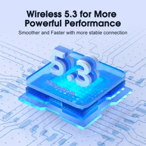 QCY T13 ANC Wireless Earphones Bluetooth 5.3 TWS ANC Noise Cancellation Headphone 4 Mics ENC Headset In-Ear Handfree Earbuds - Thumbnail Image 6