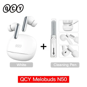 QCY Melobuds N50 ANC Bluetooth 5.4 Wireless Earphones Active Noise Cancellation 6 Mics Clear Call Earbuds Multipoint Connection - Thumbnail Image 10