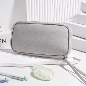 Data Cable Storage Bag Waterproof Portable Carry Case Storage Bag For Earphone USB Charger Cable Power Bank Travel Organizer Bag - Thumbnail Image 4