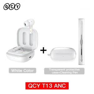 QCY T13 ANC Wireless Earphones Bluetooth 5.3 TWS ANC Noise Cancellation Headphone 4 Mics ENC Headset In-Ear Handfree Earbuds - Thumbnail Image 9