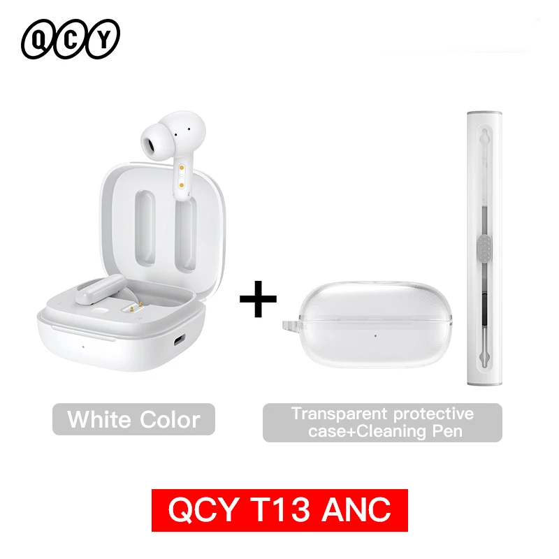 QCY T13 ANC Wireless Earphones Bluetooth 5.3 TWS ANC Noise Cancellation Headphone 4 Mics ENC Headset In-Ear Handfree Earbuds - Image 9