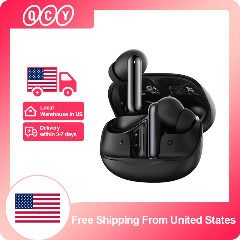 QCY Melobuds N50 ANC Bluetooth 5.4 Wireless Earphones Active Noise Cancellation 6 Mics Clear Call Earbuds Multipoint Connection - Image 2