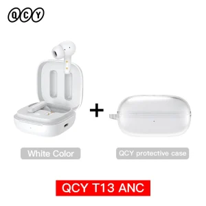 QCY T13 ANC Wireless Earphones Bluetooth 5.3 TWS ANC Noise Cancellation Headphone 4 Mics ENC Headset In-Ear Handfree Earbuds - Thumbnail Image 13