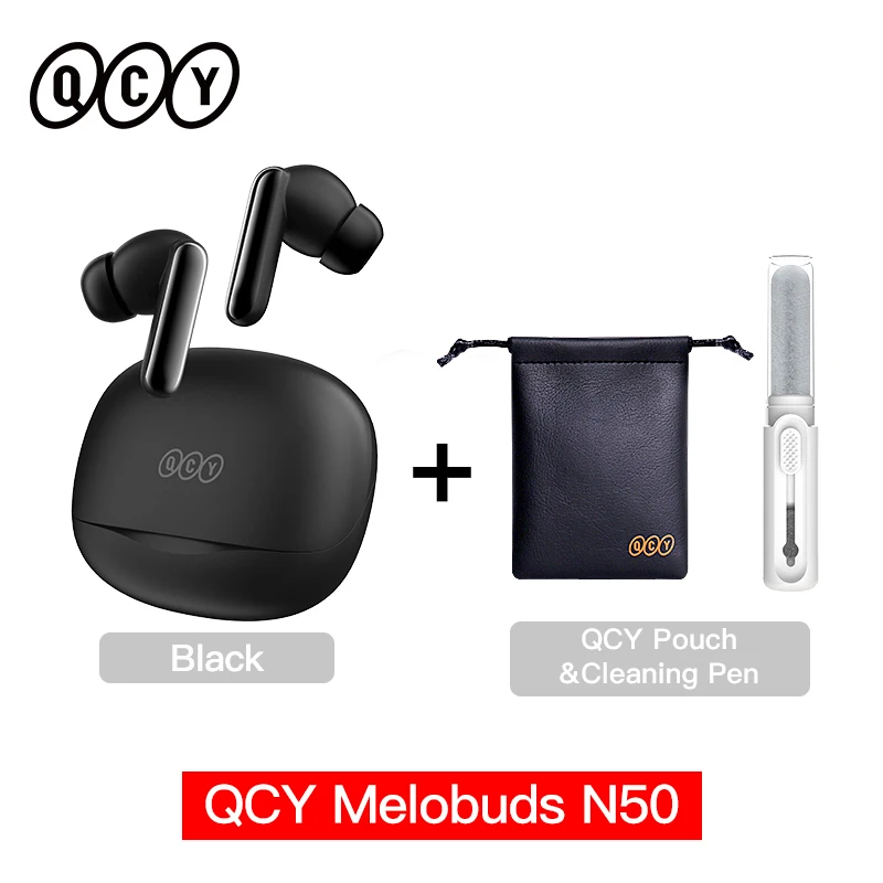 QCY Melobuds N50 ANC Bluetooth 5.4 Wireless Earphones Active Noise Cancellation 6 Mics Clear Call Earbuds Multipoint Connection - Image 18