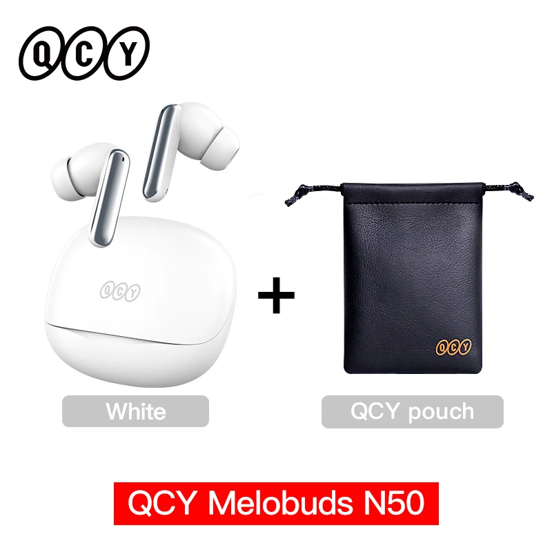 QCY Melobuds N50 ANC Bluetooth 5.4 Wireless Earphones Active Noise Cancellation 6 Mics Clear Call Earbuds Multipoint Connection - Image 16