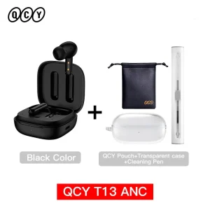 QCY T13 ANC Wireless Earphones Bluetooth 5.3 TWS ANC Noise Cancellation Headphone 4 Mics ENC Headset In-Ear Handfree Earbuds - Thumbnail Image 18