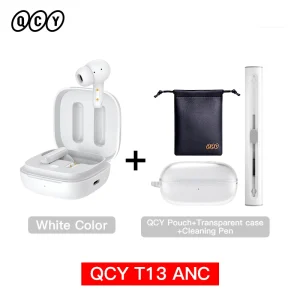 QCY T13 ANC Wireless Earphones Bluetooth 5.3 TWS ANC Noise Cancellation Headphone 4 Mics ENC Headset In-Ear Handfree Earbuds - Thumbnail Image 17