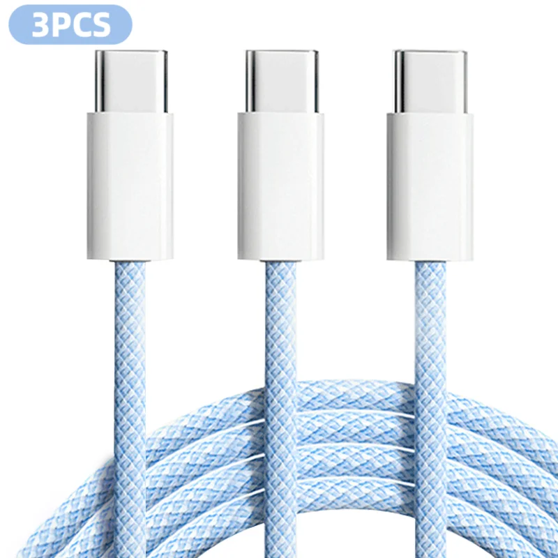 3PCS 6FT 60W Nylon Braided Fast Charge Cable Suitable For Type-C Interface Mobile Phone,laptops And All Kinds Of Tablets - Image 9