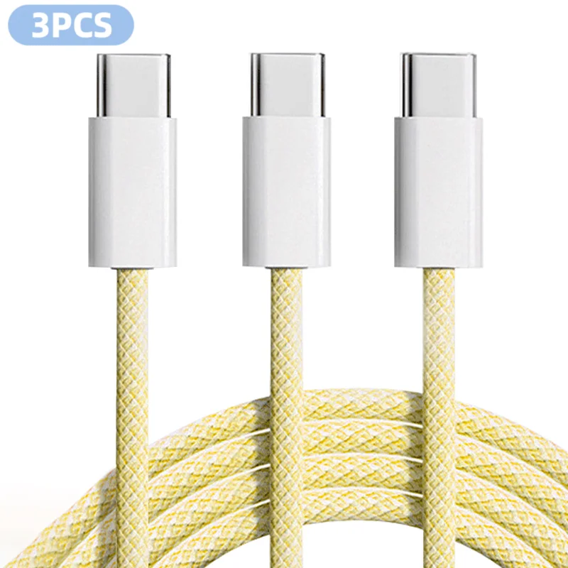 3PCS 6FT 60W Nylon Braided Fast Charge Cable Suitable For Type-C Interface Mobile Phone,laptops And All Kinds Of Tablets - Image 10
