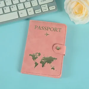 Multi-Functional Passport Holder Cover, Convenient Document Organizer, Multi-Card Slot Travel Passport Protector for Women Men - Thumbnail Image 15
