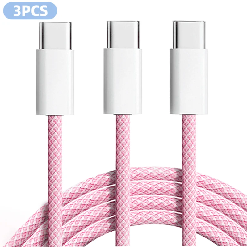 3PCS 6FT 60W Nylon Braided Fast Charge Cable Suitable For Type-C Interface Mobile Phone,laptops And All Kinds Of Tablets - Image 8