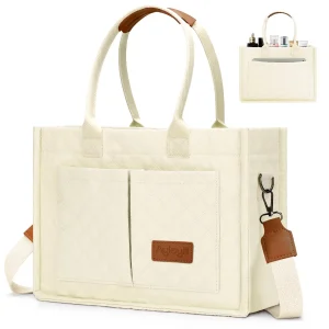 Tote Bag for Women for Work Office with Pockets, Teacher Bag for Work Large with Pockets, Teacher Tote Bag for Woman Large Capacity, Crossbody Bag Tote Travel Big Large,Casual Work Bags for Women, Women's Bags Crossbody Bags, Work Laptop Tote Bag Woman - Thumbnail Image 7