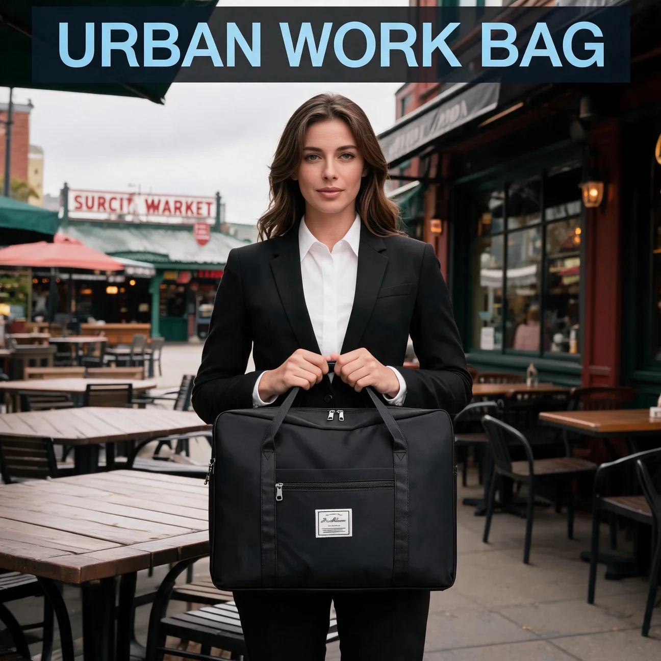 Foldable Multi-Purpose Storage Tote Bag, Space-Saving Travel Organizer for Closet and Trip Use - Image 4