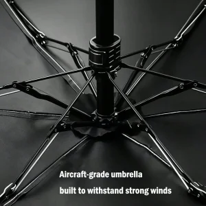 6-Rib 6-Fold Mini Pocket Umbrella With Hard Case, UPF50+ Black Coated UV Protection, Waterproof Wind Resistant Sun Rain Parasol For Handbag Travel sg260824094328968683192 - Thumbnail Image 5