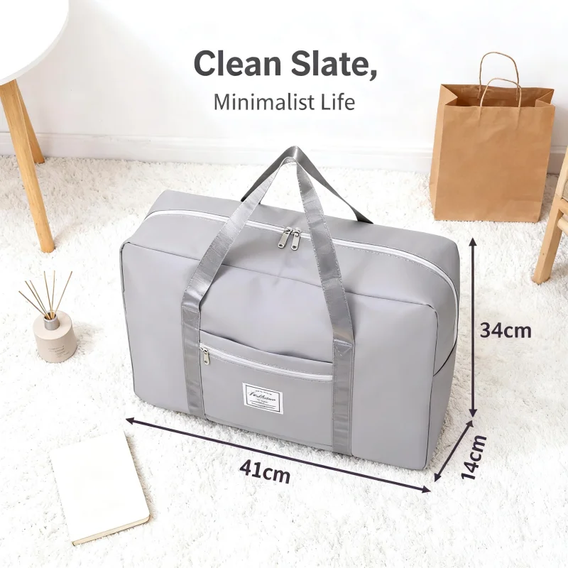 Foldable Multi-Purpose Storage Tote Bag, Space-Saving Travel Organizer for Closet and Trip Use - Image 7