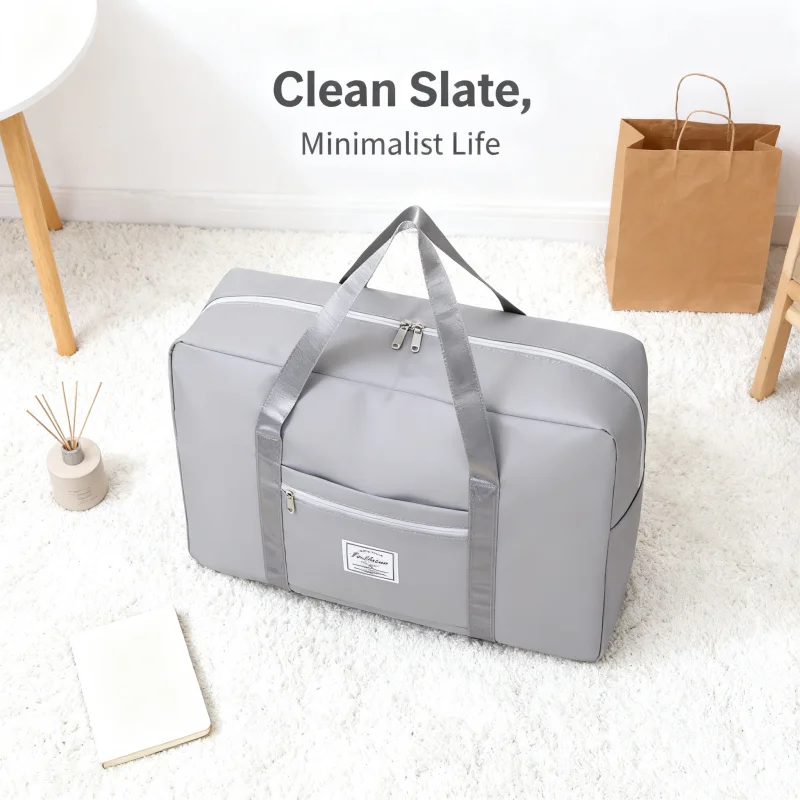 Foldable Multi-Purpose Storage Tote Bag, Space-Saving Travel Organizer for Closet and Trip Use - Image 5