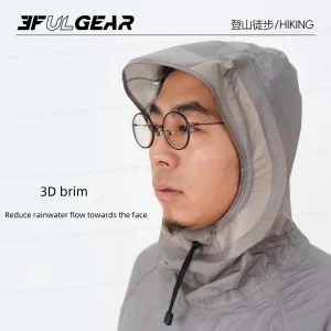 3F UL GEAR QingSuo Spilt Rain Poncho Outdoor Ultralight Sleeve Rain Coats 15D Nylon Waterproof Hiking Cycling Mountaineering - Thumbnail Image 6