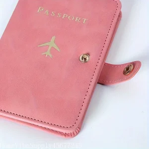 Multi-Functional Passport Holder Cover, Convenient Document Organizer, Multi-Card Slot Travel Passport Protector for Women Men - Thumbnail Image 7