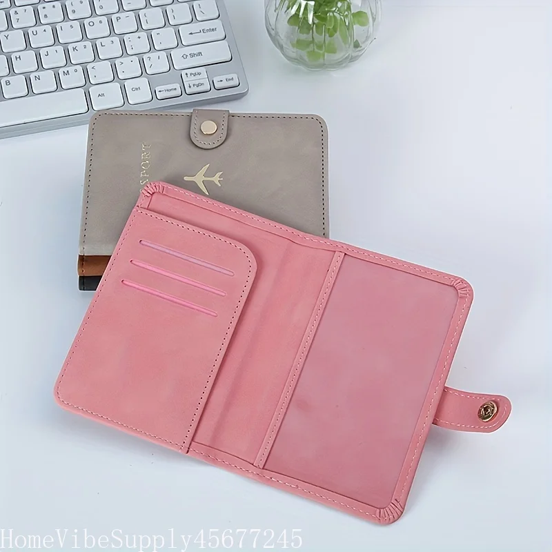 Multi-Functional Passport Holder Cover, Convenient Document Organizer, Multi-Card Slot Travel Passport Protector for Women Men - Image 4