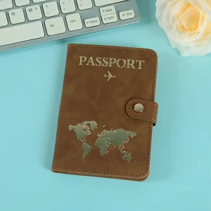 Multi-Functional Passport Holder Cover, Convenient Document Organizer, Multi-Card Slot Travel Passport Protector for Women Men - Thumbnail Image 16