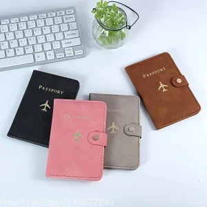 Multi-Functional Passport Holder Cover, Convenient Document Organizer, Multi-Card Slot Travel Passport Protector for Women Men - Thumbnail Image 5